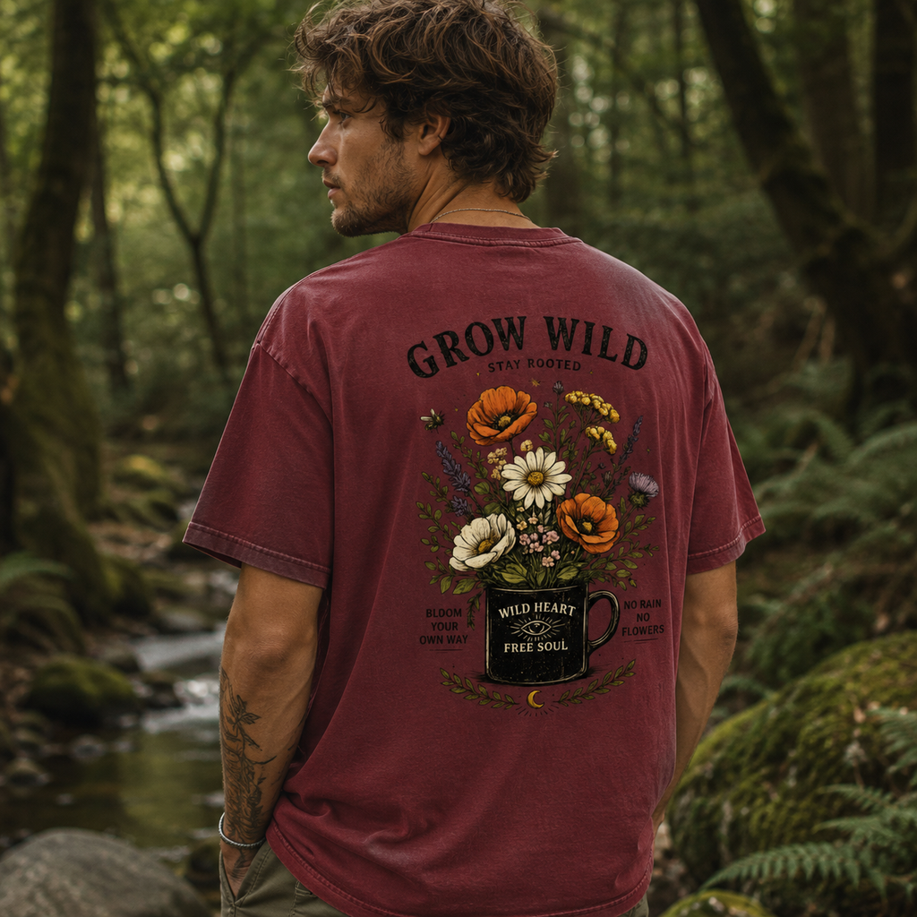 Heavyweight Vintage Washed Frayed T-Shirt