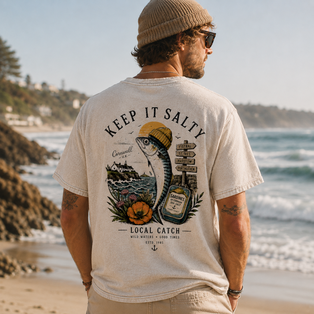 Heavyweight Vintage Washed Frayed T-Shirt