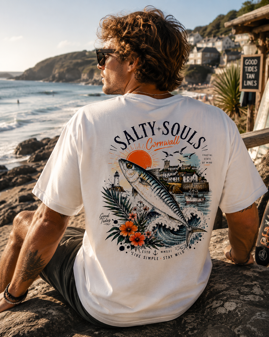 Heavyweight Vintage Washed Frayed T-Shirt