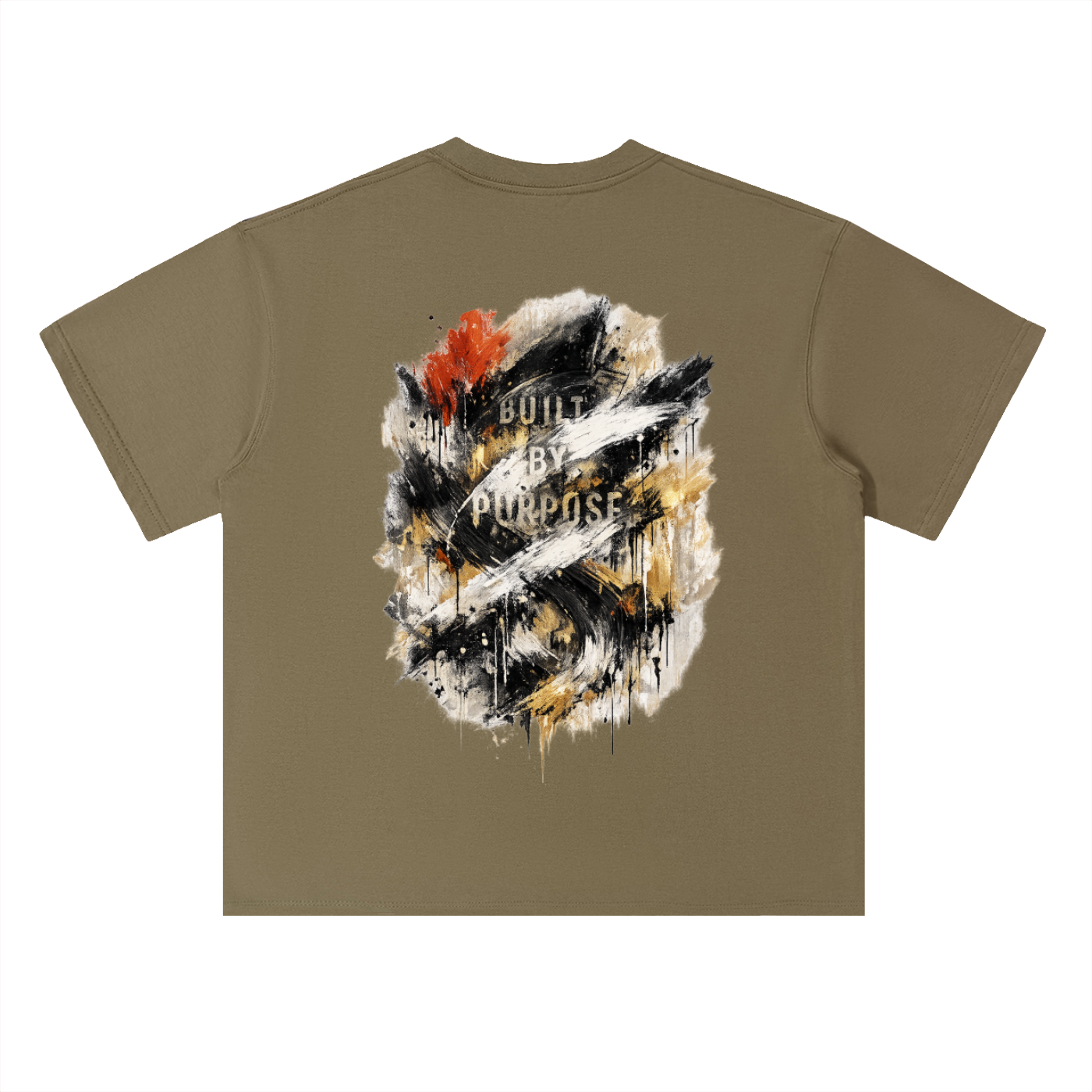 Heavyweight Drop Shoulder Cotton T-Shirt