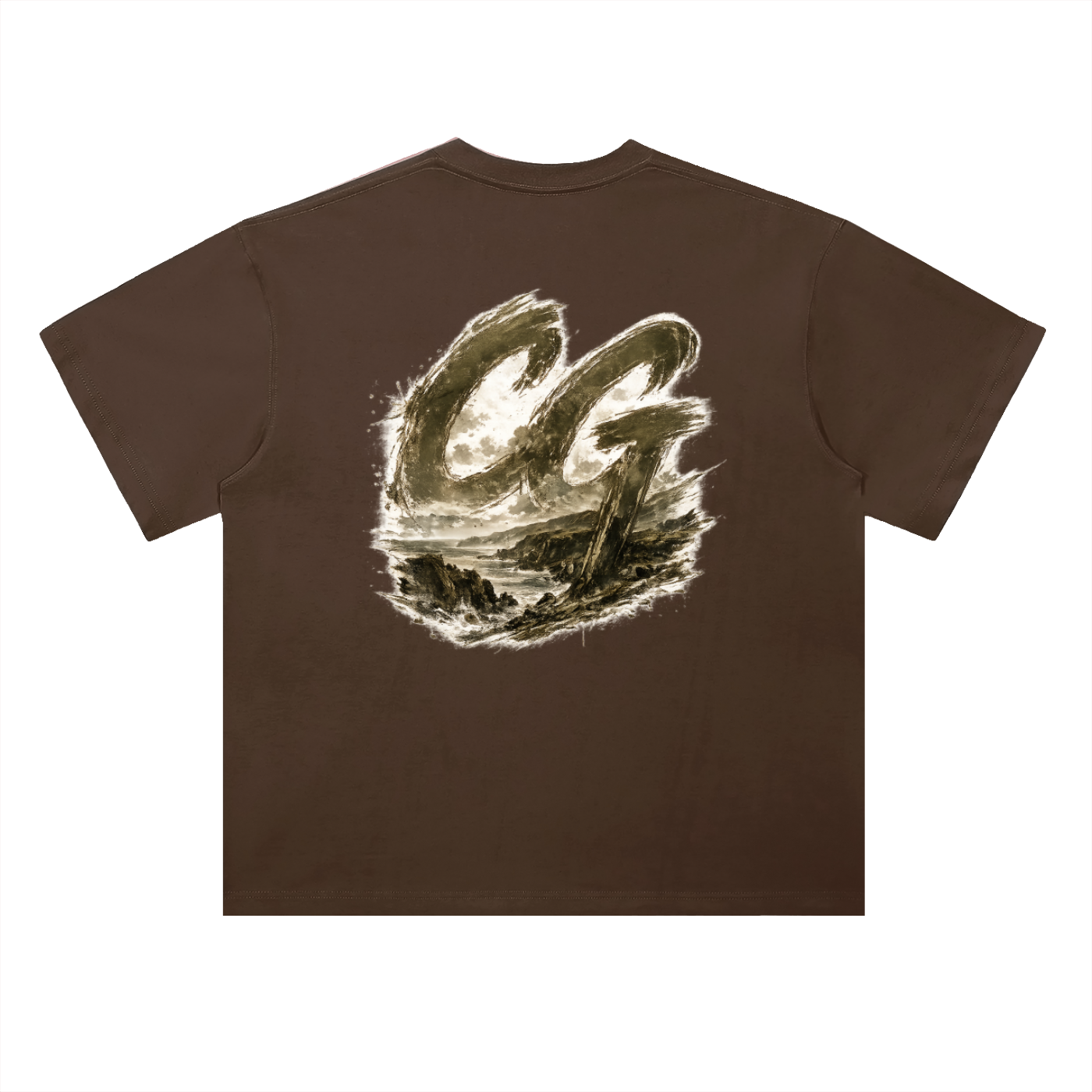 Heavyweight Drop Shoulder Cotton T-Shirt