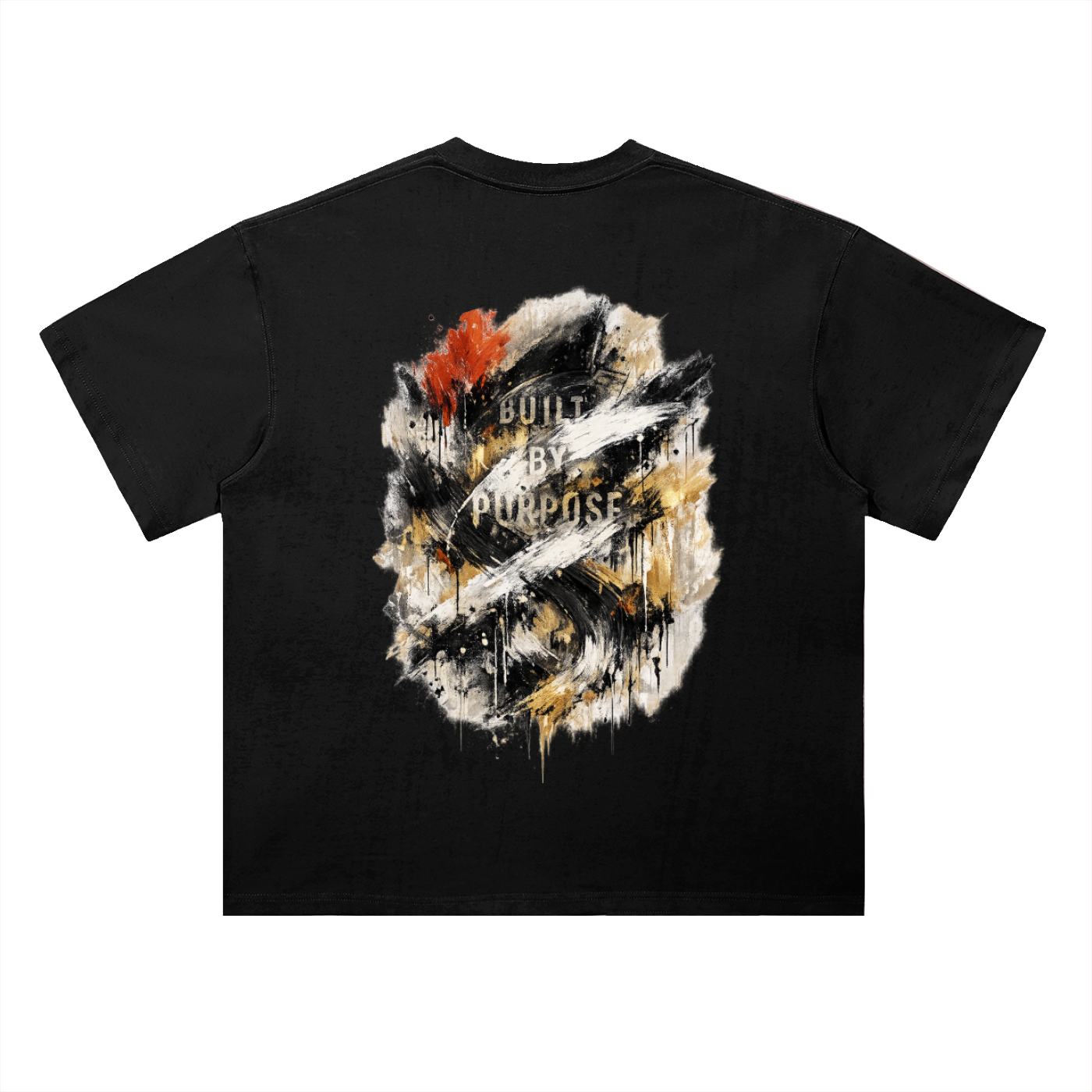 Heavyweight Drop Shoulder Cotton T-Shirt