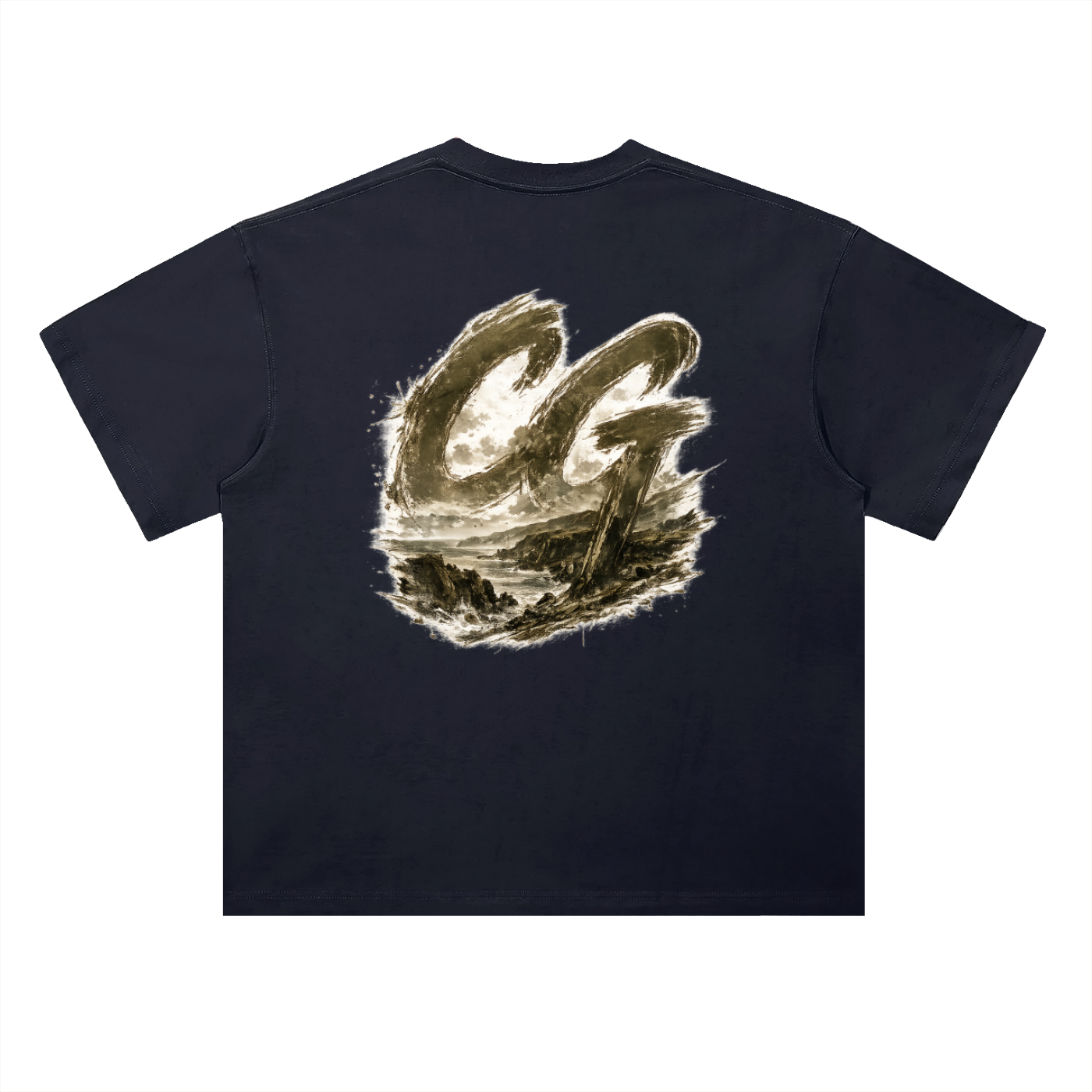 Heavyweight Drop Shoulder Cotton T-Shirt