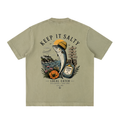 Heavyweight Vintage Washed Frayed T-Shirt