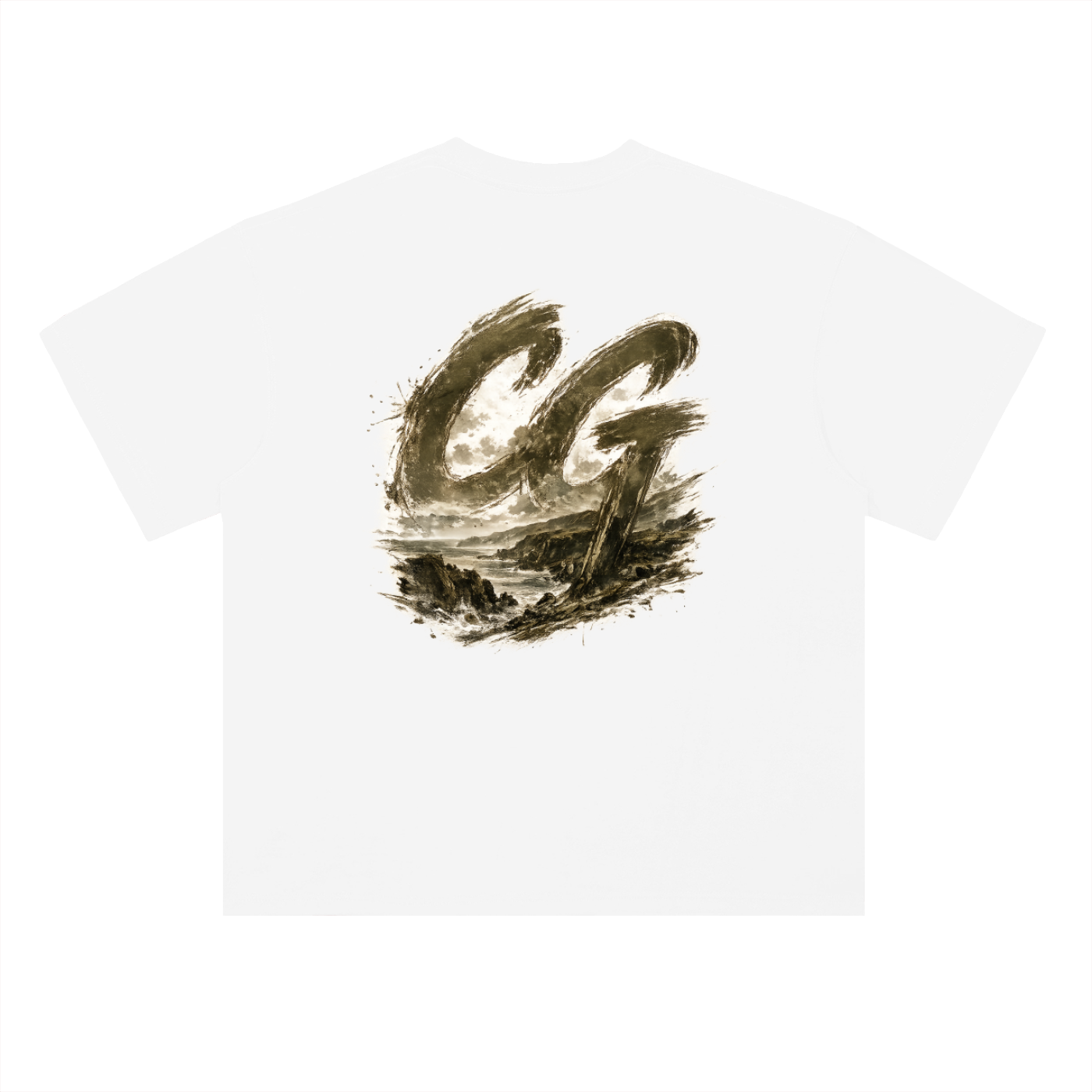 Heavyweight Drop Shoulder Cotton T-Shirt